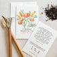 Spiritual Bouquet Seed Paper Cards