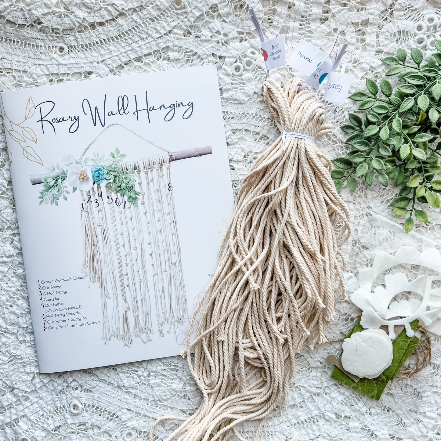 DIY Macrame Rosary Kits