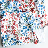 Jesus I Trust in You floral blanket