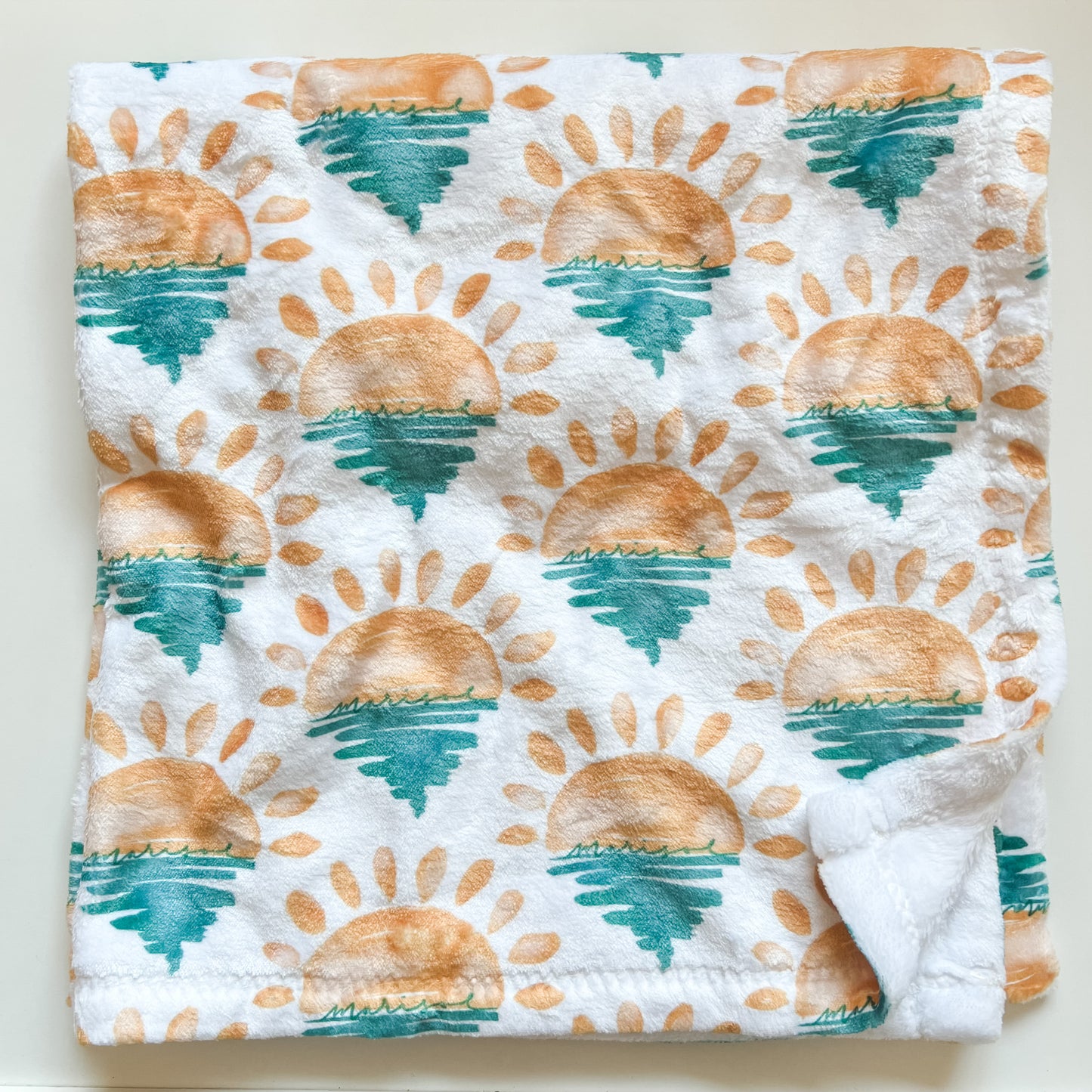 Marisol Our Lady Sun & Sea Minky Blanket