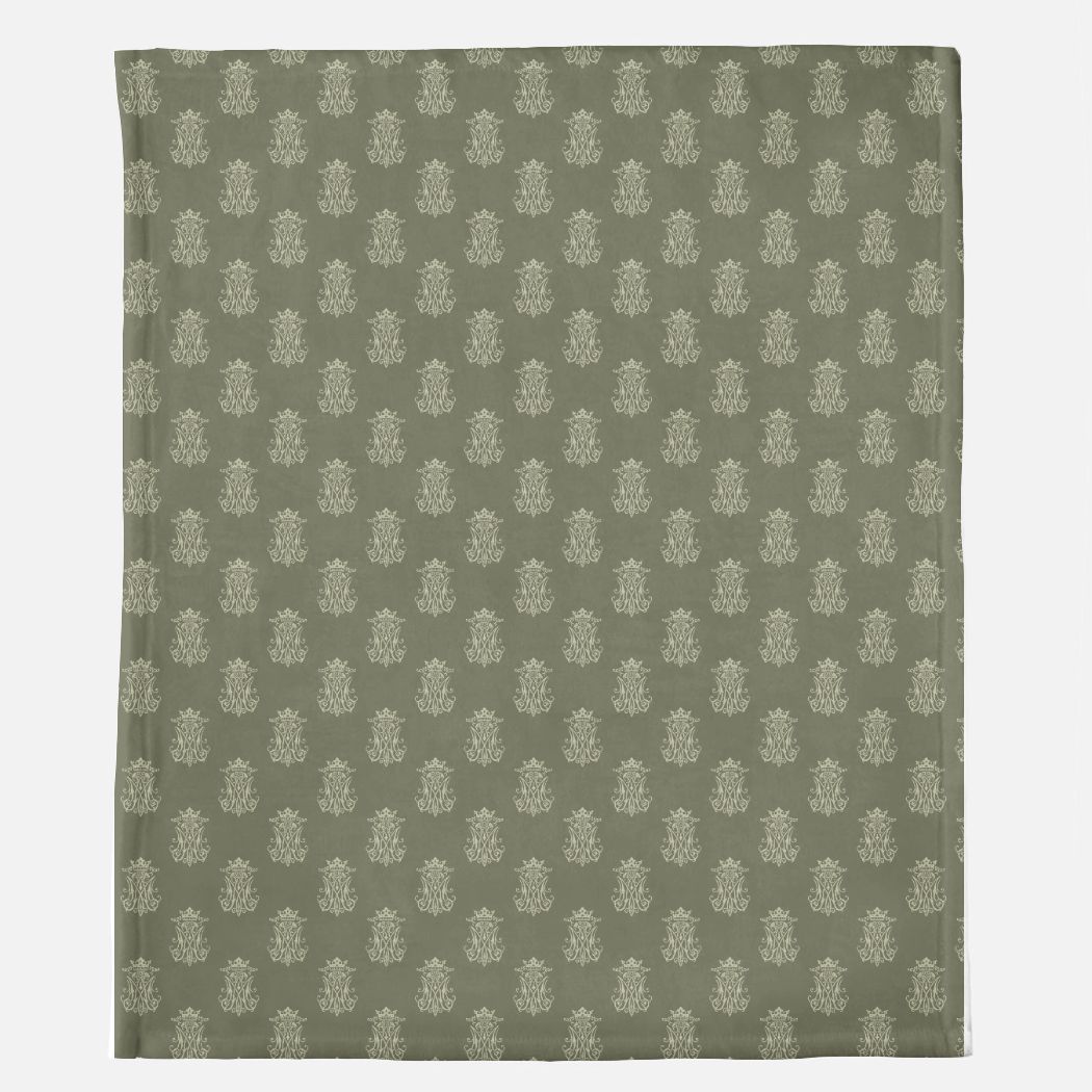 Green minky online blanket