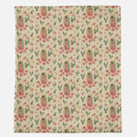 Blanket with Virgin Mary pattern