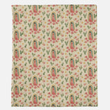 Blanket with Virgin Mary pattern