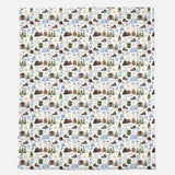 Camping themed pattern