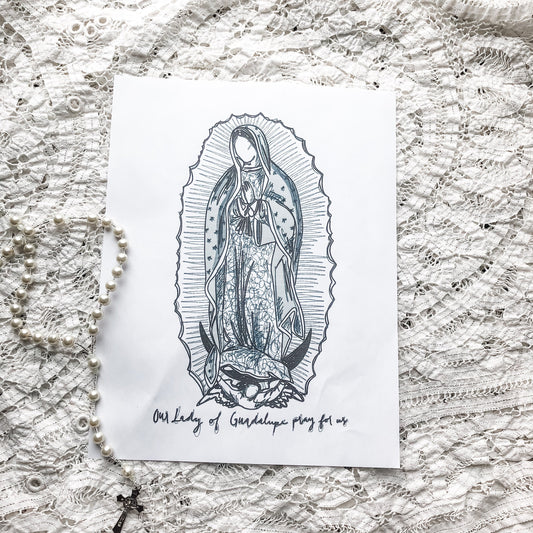 Our Lady of Guadalupe 8”x10" Printable