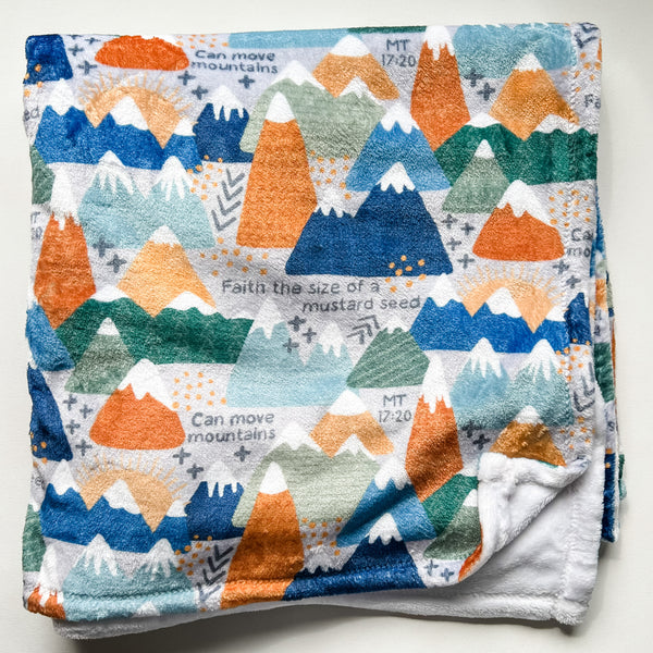 Online Kid you will move mountains blanket