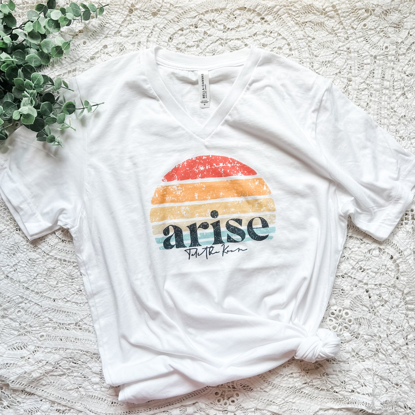 Arise, Talitha Koum Scripture Inspired Unisex v-neck t-shirt