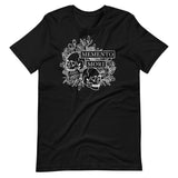 Black unisex premium t-shirt Memento Mori front