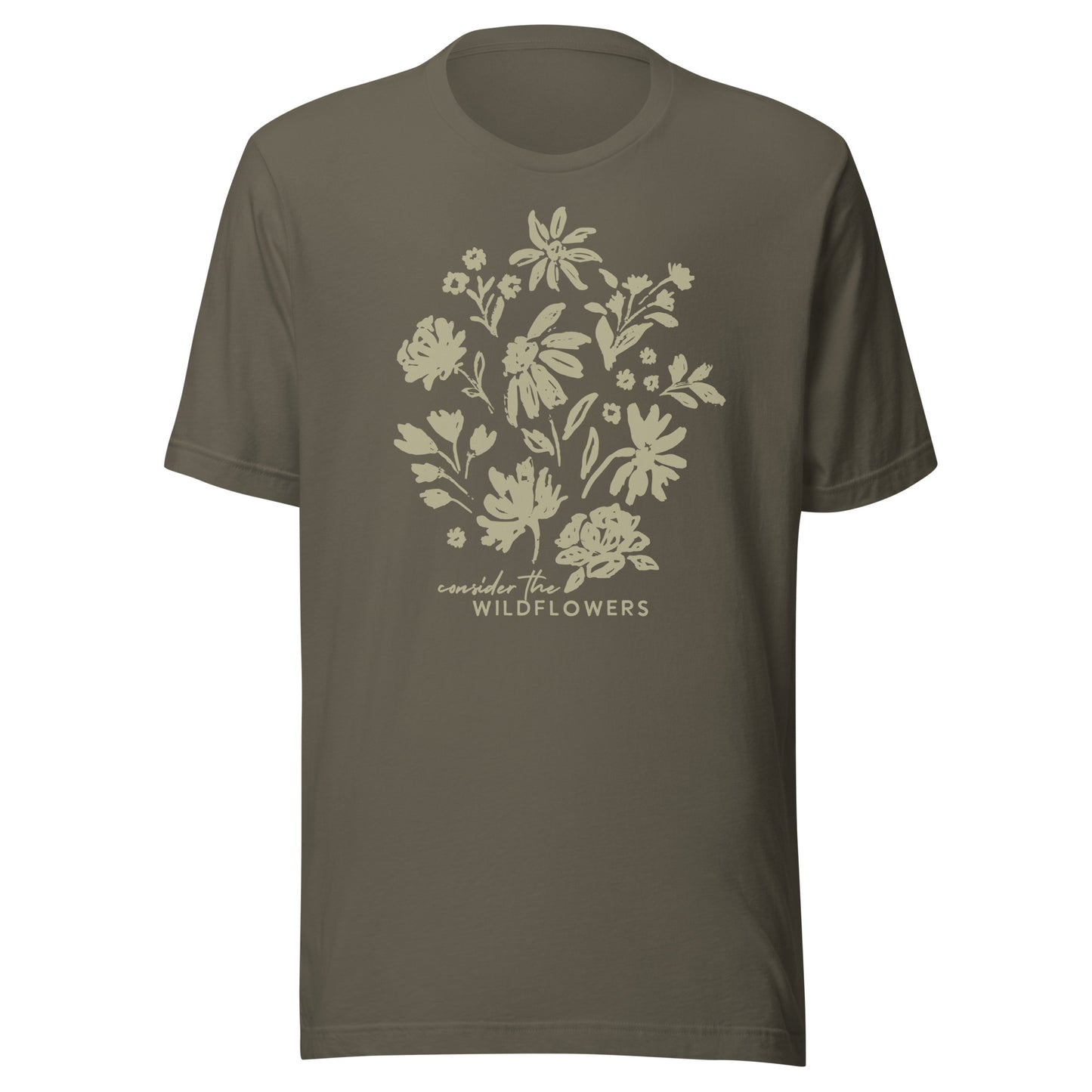 Consider the Wildflowers Short-Sleeve Unisex T-Shirt