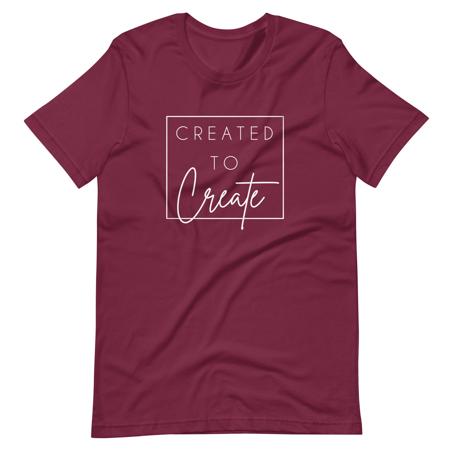 Created to Create Short-Sleeve Unisex T-Shirt, Maker Shirt, Crafting Shirt