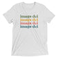 Imago Dei Retro Colors Short sleeve t-shirt